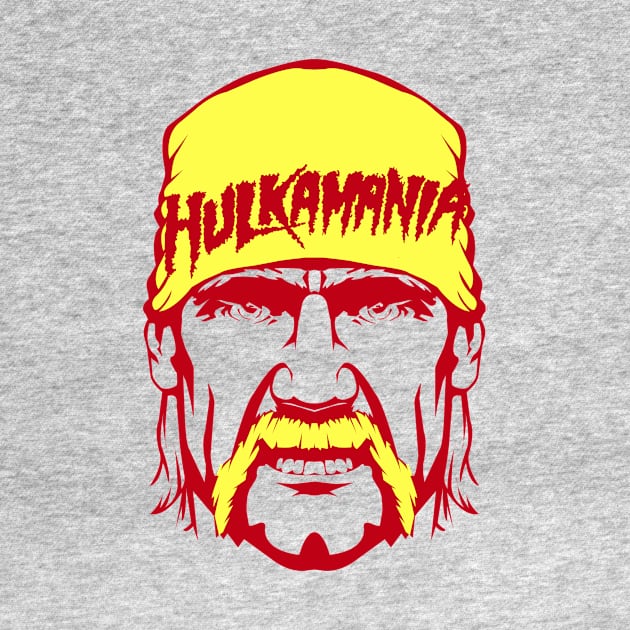 Hulkamania Face by nataliawinyoto